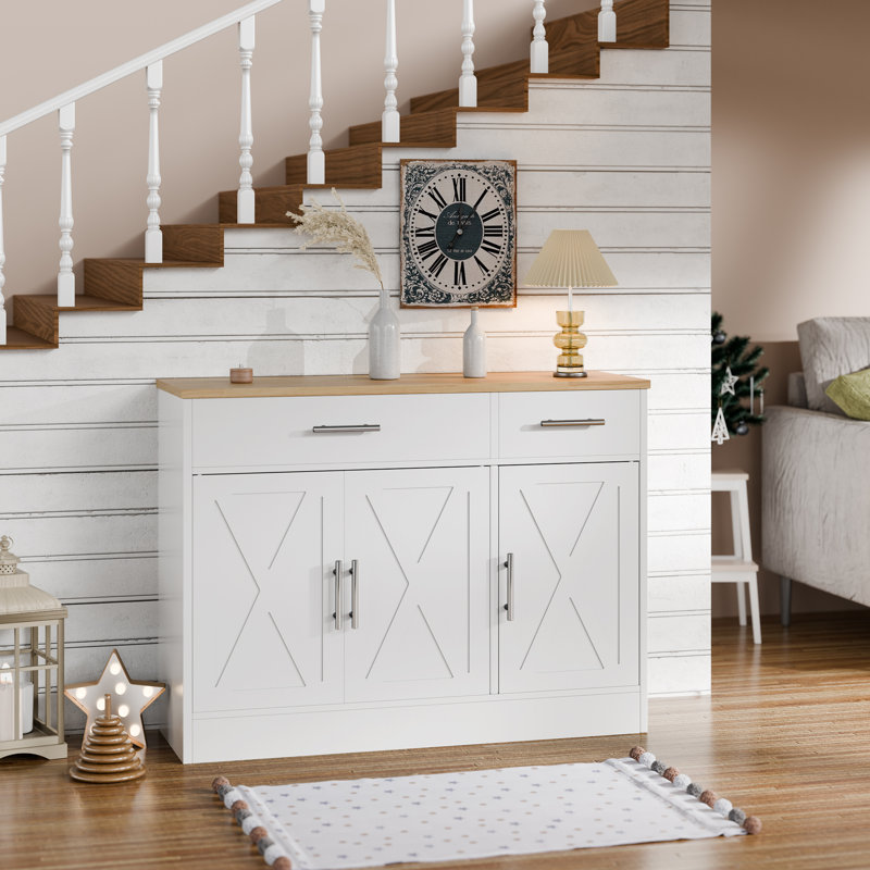  Dennisse 42.5'' Sideboard Buffet, White