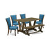 Brown/Distressed Jacobean
