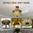 5-Light Inverted Stained Glass Pendant Light