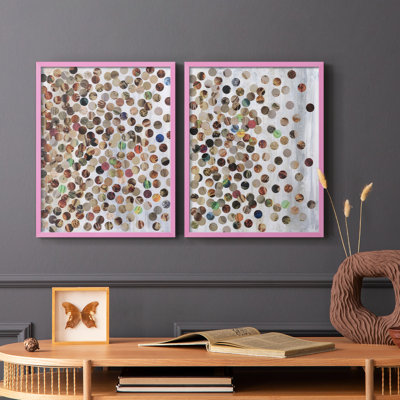 100 Pennies I-Premium Framed Print -Ready to Hang - No Nails Required - No Nails Required