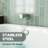 Replacement Shower Kit 6.5 inch Square 7-Function Shower Head & Tub Spout-123458075
