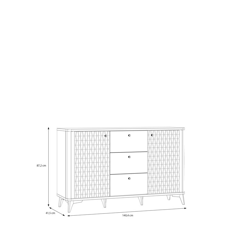 Aylssa 140.4cm Sideboard