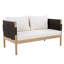 Causeuse d'extérieur en bois d'acacia Papastamelos-122565088