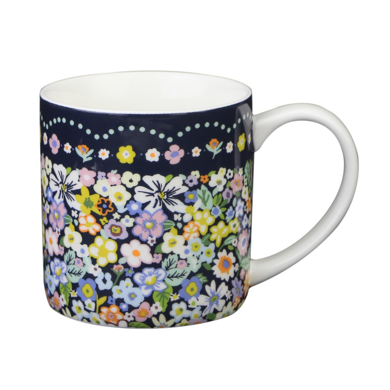 Confetti Floral New Bone China Coffee Mug