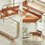 Danta Saddle Leather and Artificial Leather Accent Chair with Stainless Steel Frame-1436452168