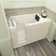48'' x 28'' Walk-in Fiberglass Bathtub with Faucet