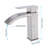 Waterfall Spout Bathroom Sink Single Handle Faucet with Pop-Up Drain (with Overflow)-115721325