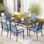 Emy 6 - Person Patio Dining Set with Rectangular Table