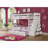 Agatie Twin Over Twin Bunk Bed with Built-In Stairs-150172381