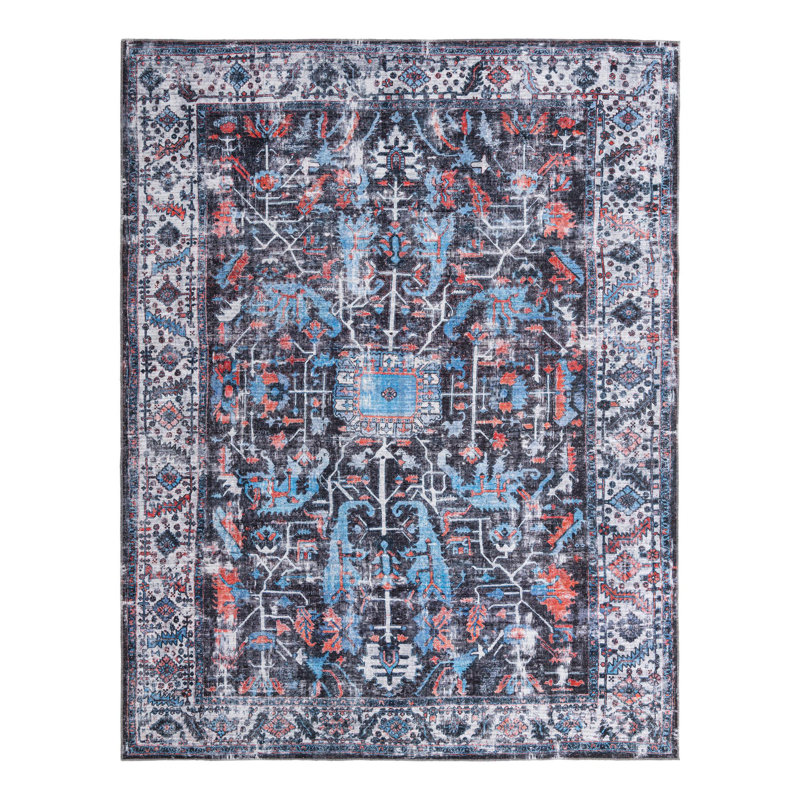 Guynn Chenille Oriental Indoor Rug, Rectangle 2' x 3'