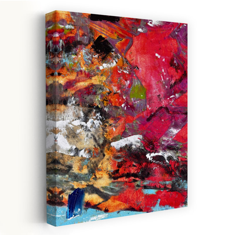 Art contemporain, art contemporain abstrait, H 36 po x l 24 po