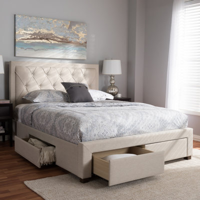 Mergita Upholstered Platform Storage Bed