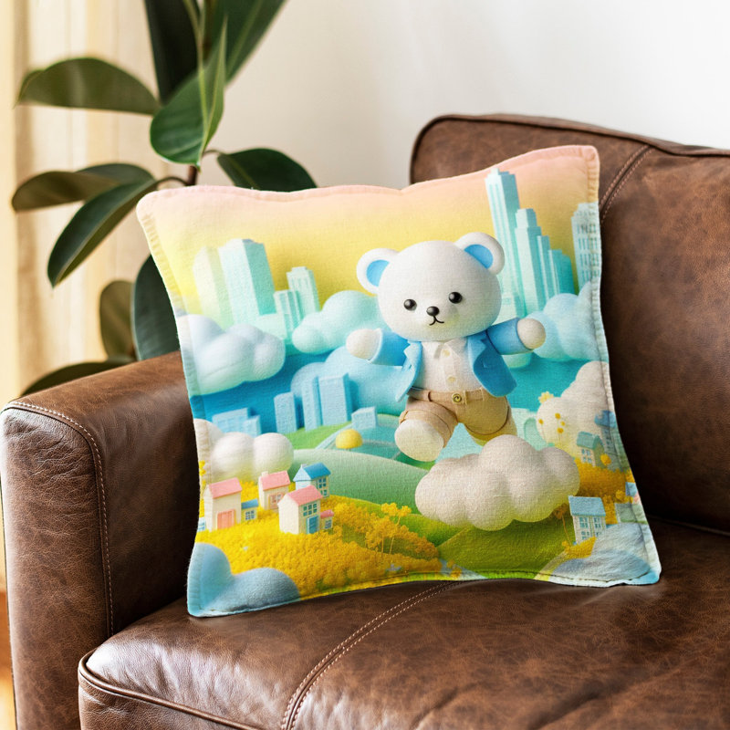 Abstract Throw Pillow
