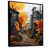 Black Floater Framed