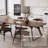 Black Walnut Solid Wood Dining Table Walnut Solid Wood Top Dining Table-100515673
