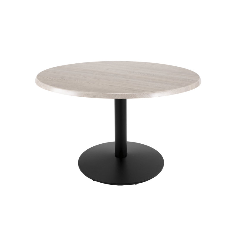 Table d'intérieur et d'extérieur, Bois de frêne blanc, H 30 po x l 36 po x P 36 po