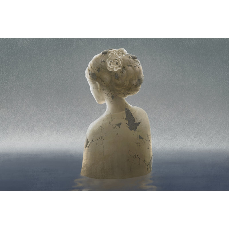 Woman Sculpture - Wrapped Canvas Painting, 81cm H x 122cm W x 3.8cm D