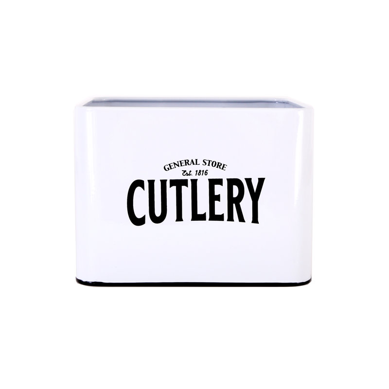 Stainless Steel Square Cutlery Tray