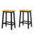 48inch Large Kitchen Island with 2 Bar Stools, Power Outlet, Door Internal Storage Rack, Kitchen Storage Cart on 5 Wheels with Drop Leaf, 5 Open Side Racks, 2 Drawers,for Kitchen,Dining Room-1859247188
