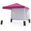 Tente pliante 2,74 m x 2,74 m avec sacs de lestage, montage en une seule pression, 8 piquets, sac de transport rose-136840477