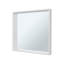 Armoire de rangement murale avec miroir, blanc