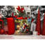Coussin Great pyrenees and Santa Claus-101410335
