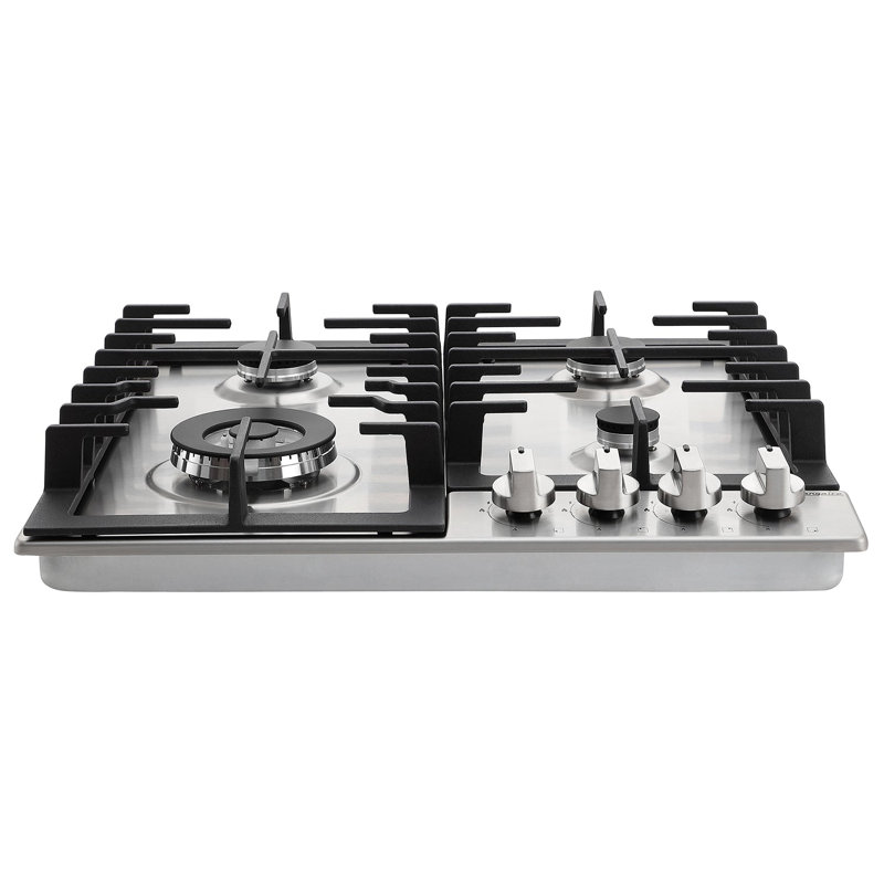 Rangaire 24" Stainless Steel Natural Gas 4 Burner Cooktop