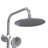 SeaBreeze II 8-in Rain Showerhead Shower System with Multi-function Handshower Adjustable Slide Bar and Mixing Valve 1.8 GPM-182783611
