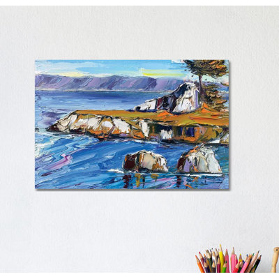 " A Quiet Morning At Pacific Grove " by Lisa Elley Painting Print