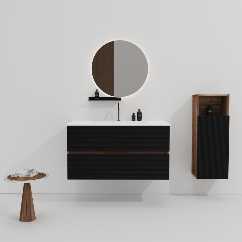 Meuble-lavabo 36 po avec lavabo en céramique, 36"