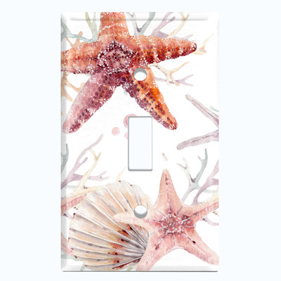 Nautical & Beach 1 - Gang Toggle Light Switch Standard Wall Plate