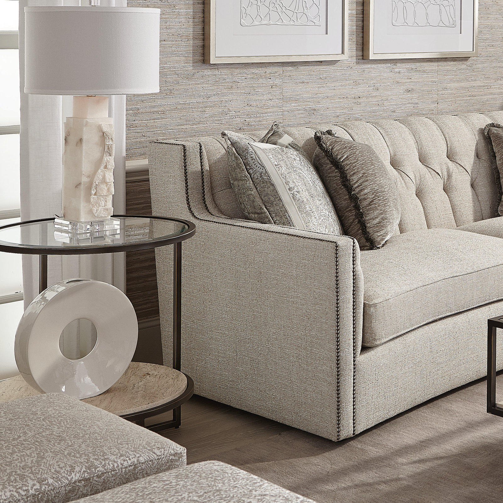Harlow Glass End Table