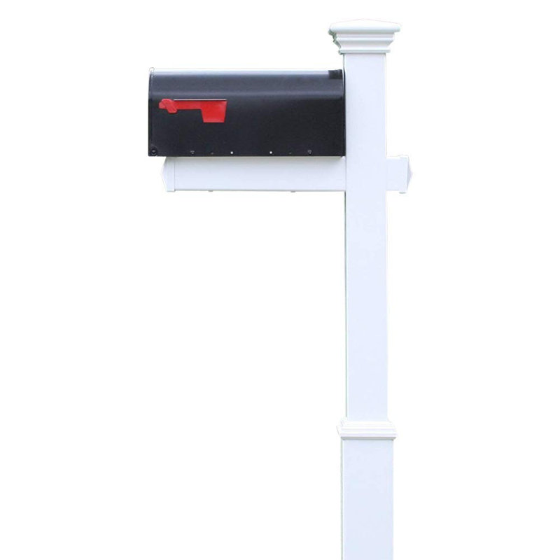 Plastic Post Mounted Mailbox