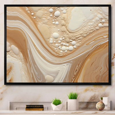 " Cream Marbled Melody III "