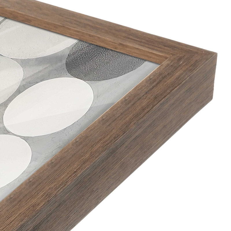 Impression sur toile gris en demi-teinte II par Elena Ray, Impression sur cadre ouvert sans papier mat, Brun
