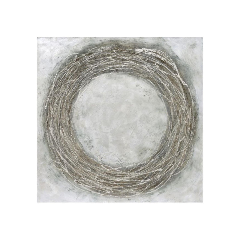 Outward Wood Glitter Print by Beverly Fuller, Hand Painting Glass Coat with Glitter