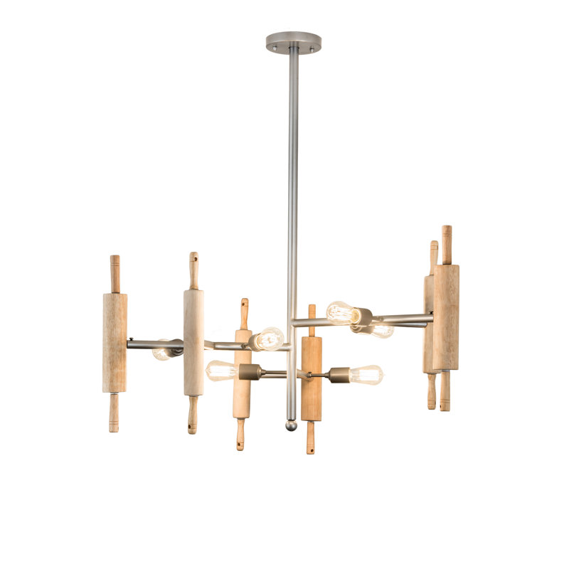 Lustre linéaire moderne Spoutnik à 6 lumières Satara