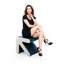 Tabouret de salon moderne avec tabouret en velours, repose-pieds``-208444114