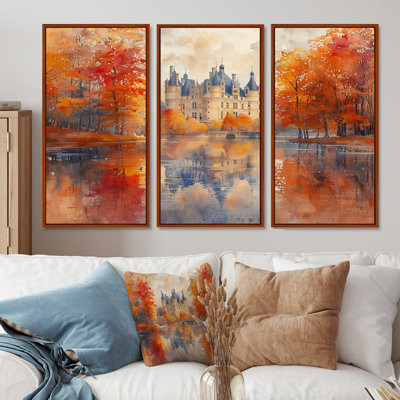 - Chateaus Wall Art Set