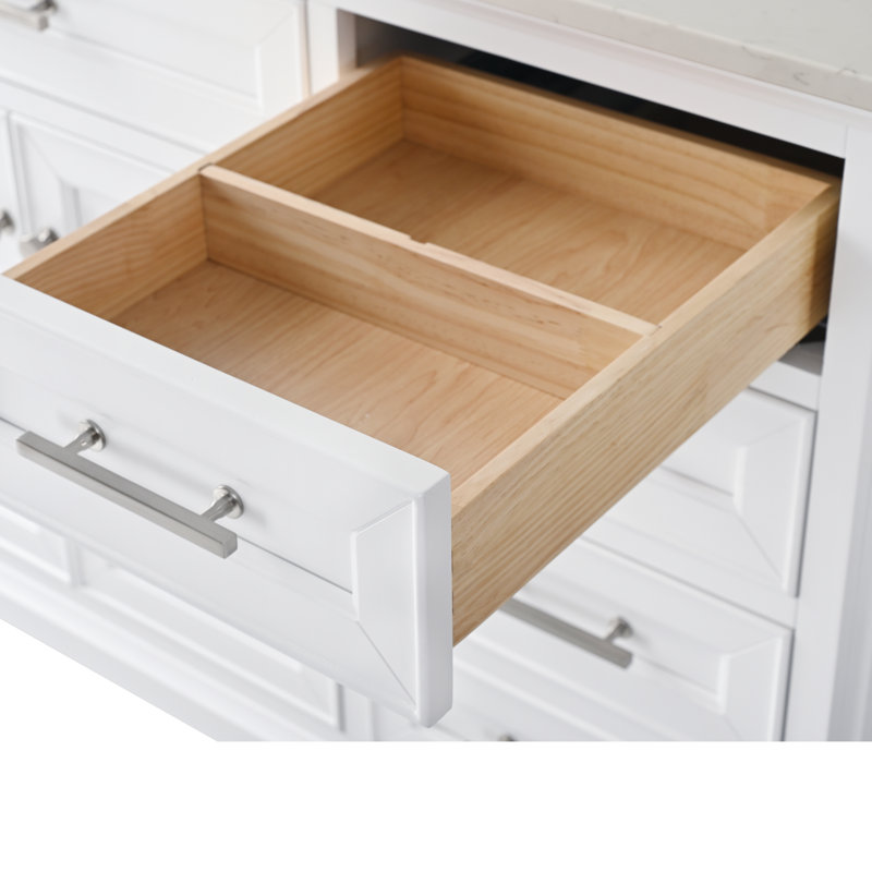 Luken 60" Single Vanity - White