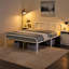 Metal-Framed Bed with High Headboard-1024030394-988561490
