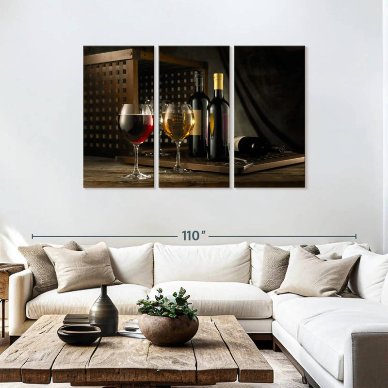 Yarlin Wine Sampling, 48" H x 74" W