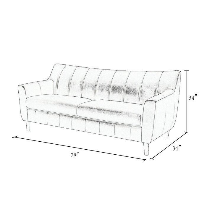 Mercury Row® Apperson 78'' Upholstered Sofa & Reviews | Wayfair
