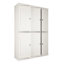 Garde-manger 100% bois massif 48,5 po avec portes Shaker et tablettes réglables-1528900984