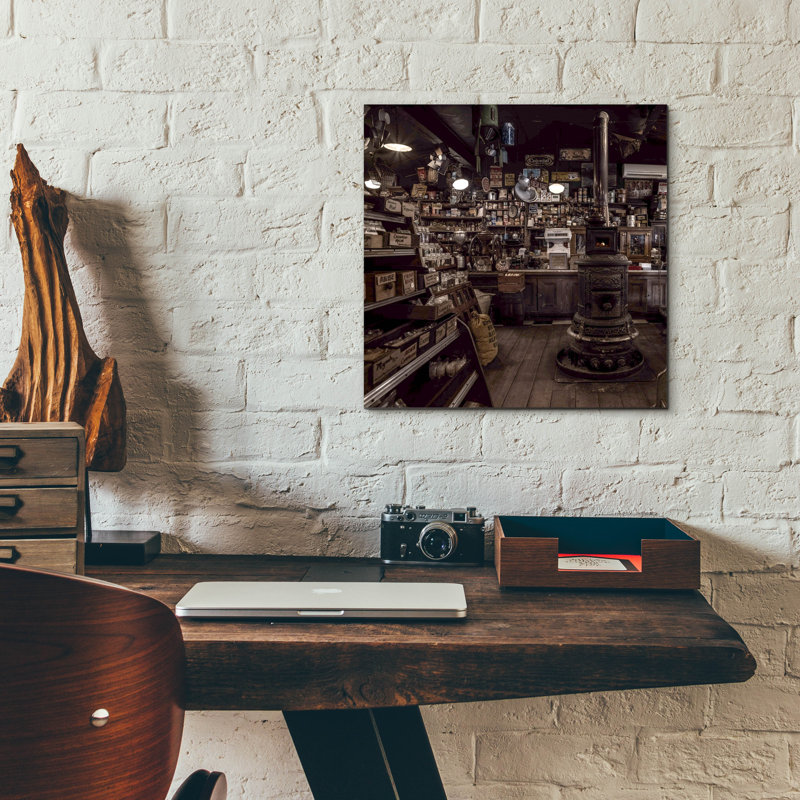  «Country Store 2» par Decent Exposures, art mural en verre acrylique, H 12 po x l 12 po x P 0,13 po