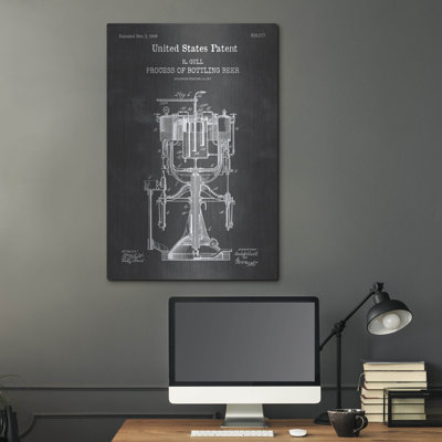 «Bottling Beer Machine Blueprint Vernis Tableau», par Patents