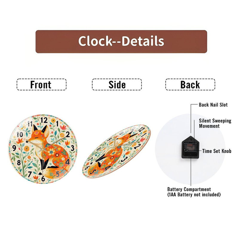 Horloge murale 12 pi
