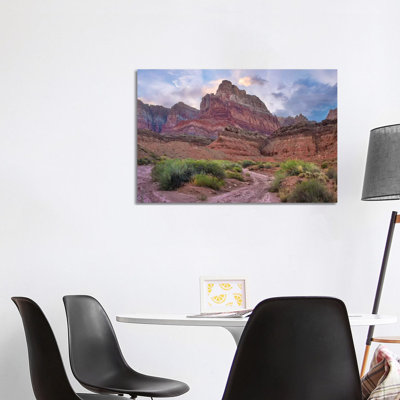 Desert and Cliffs, Vermilion Cliffs National Monument, Arizona 1 Piece Wrapped Canvas Wall Art