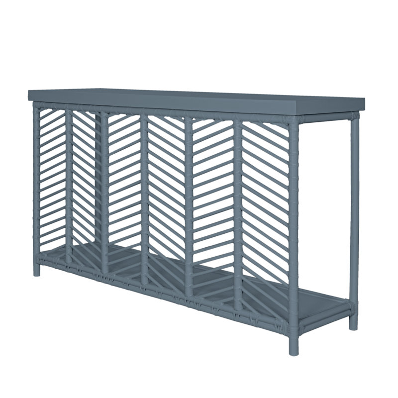 Liam Console Table, Regatta Blue