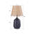 Ceramic Table Lamp With Scallop Shade-1748753062
